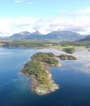 Unique totally private island in a Norwegian fjord with space for 40 people, a dinner room and a chapel